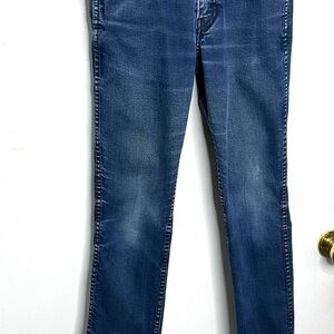 Levi's 511 Slim Jeans Mens 29x30 Blue Denim Black Label Black Tab Stretch